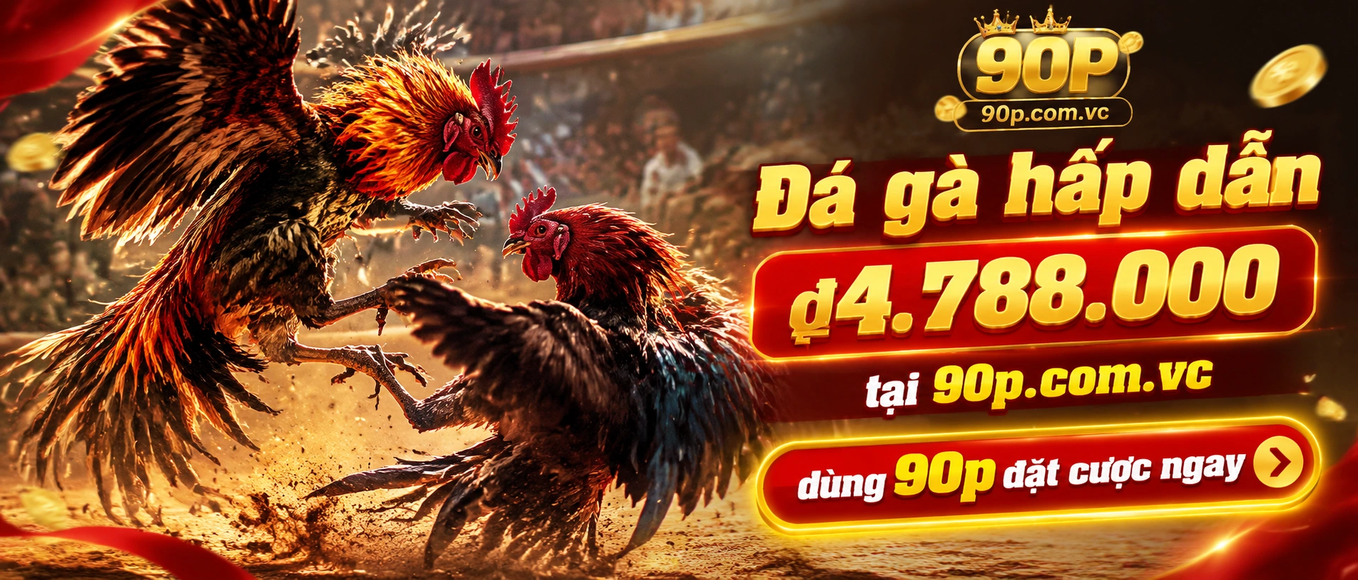 Đá Gà Cựa Sắt tại 90p.com.vc
