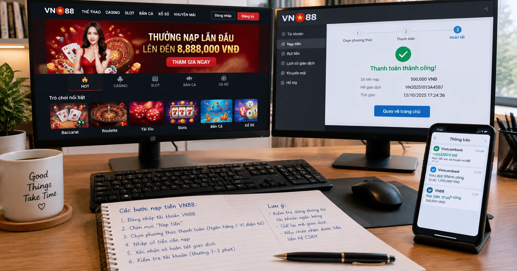 Hướng dẫn chi tiết cách nạp tiền fun88 wtf nhanh và an toàn - image 3